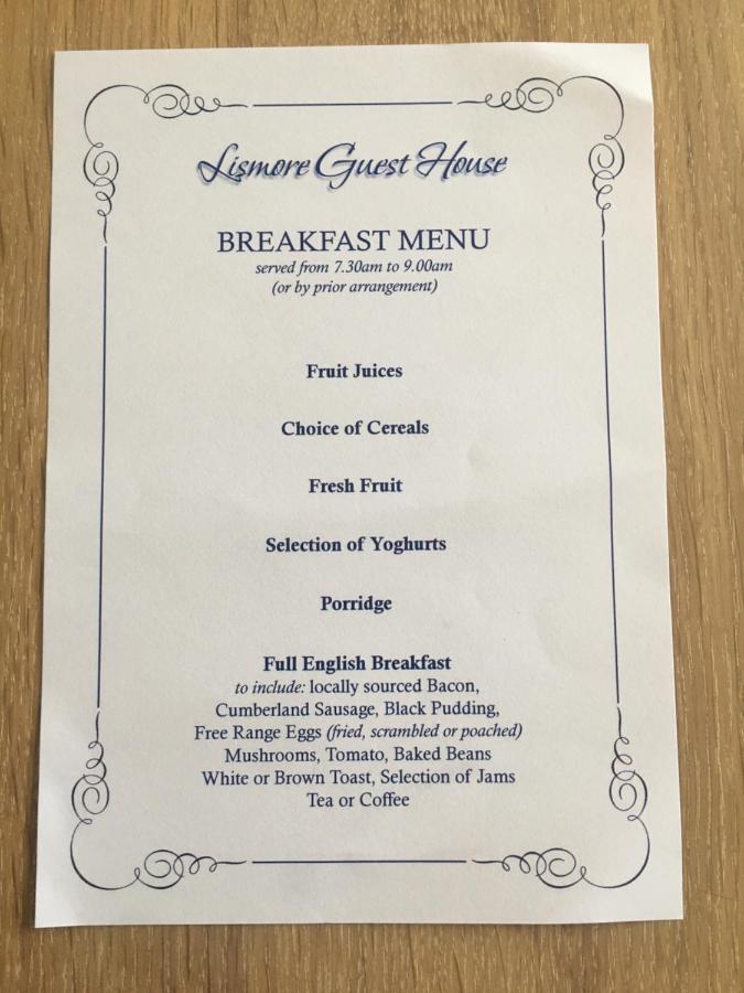 Lismore Guest House Whitehaven Dış mekan fotoğraf